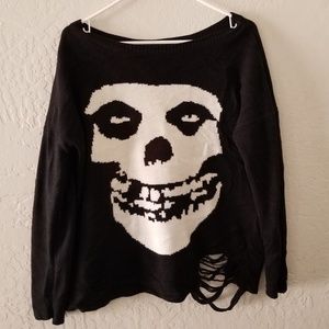 Ironfist Misfit Distressed Sweater Size S